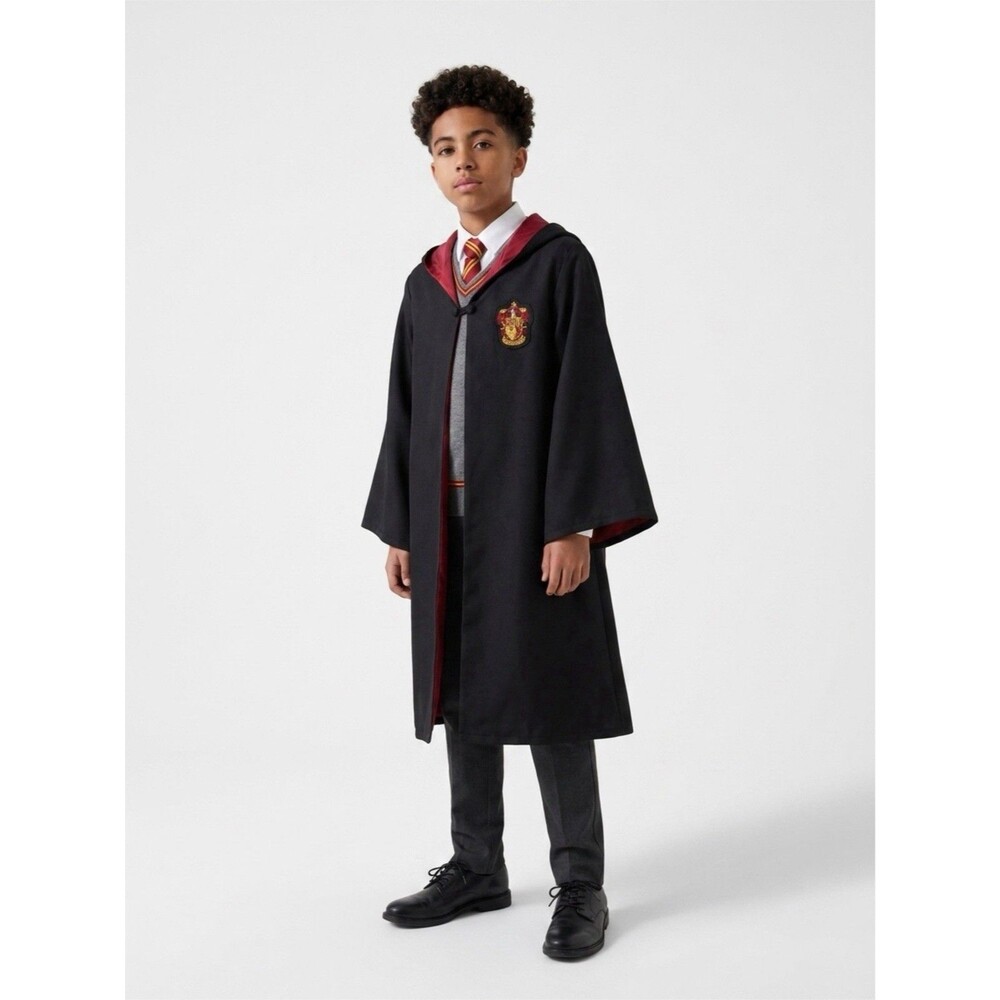 Harry Potter Kids Medium( 7-9) Gryffindor Costume Top With Attached Robe